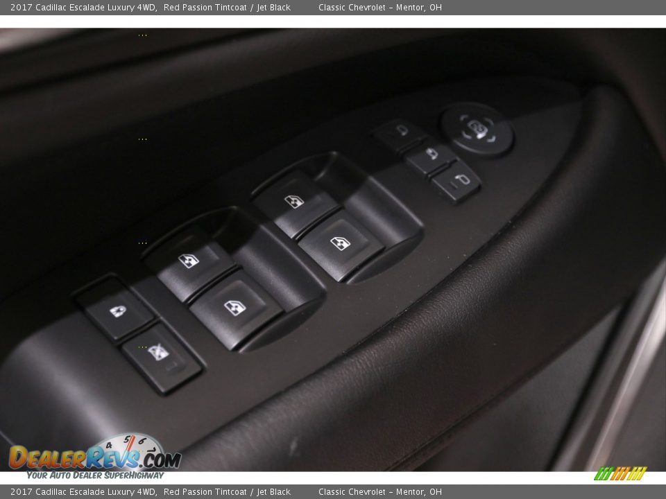 2017 Cadillac Escalade Luxury 4WD Red Passion Tintcoat / Jet Black Photo #6