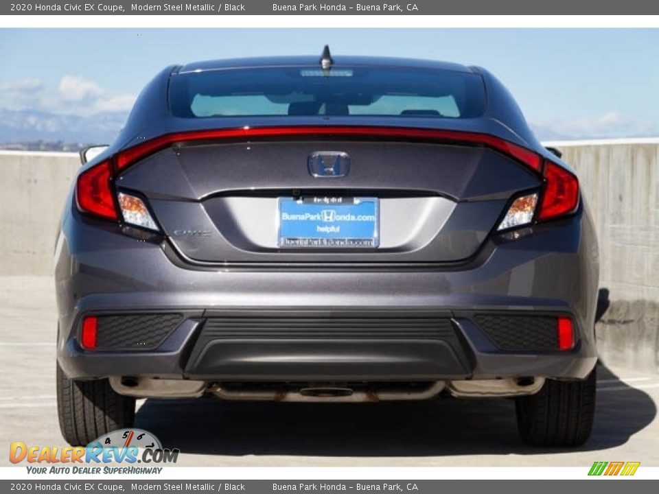 2020 Honda Civic EX Coupe Modern Steel Metallic / Black Photo #6