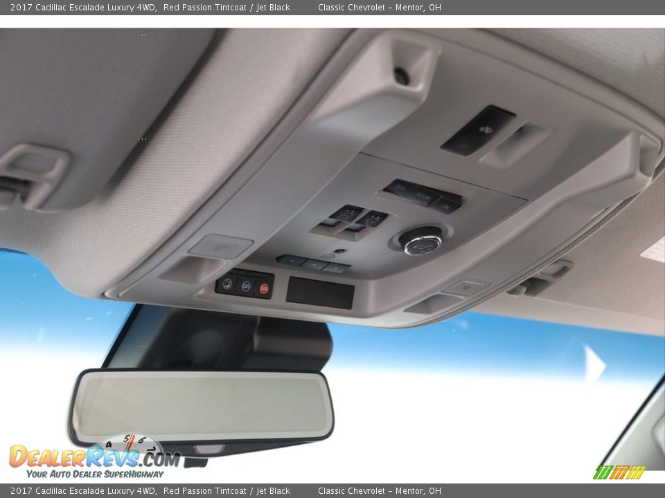 2017 Cadillac Escalade Luxury 4WD Red Passion Tintcoat / Jet Black Photo #10