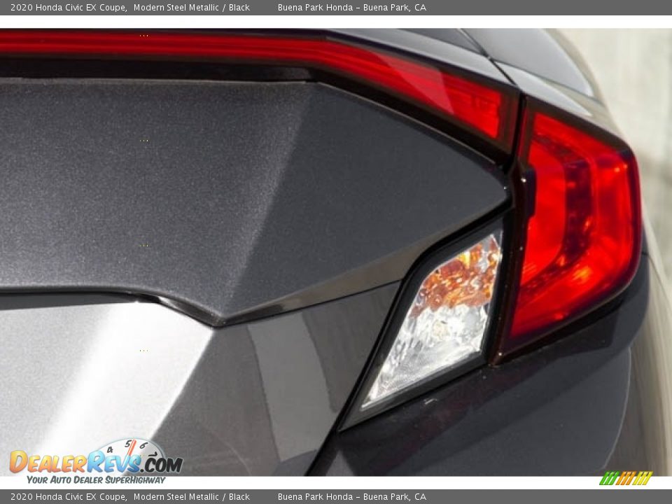 2020 Honda Civic EX Coupe Modern Steel Metallic / Black Photo #8