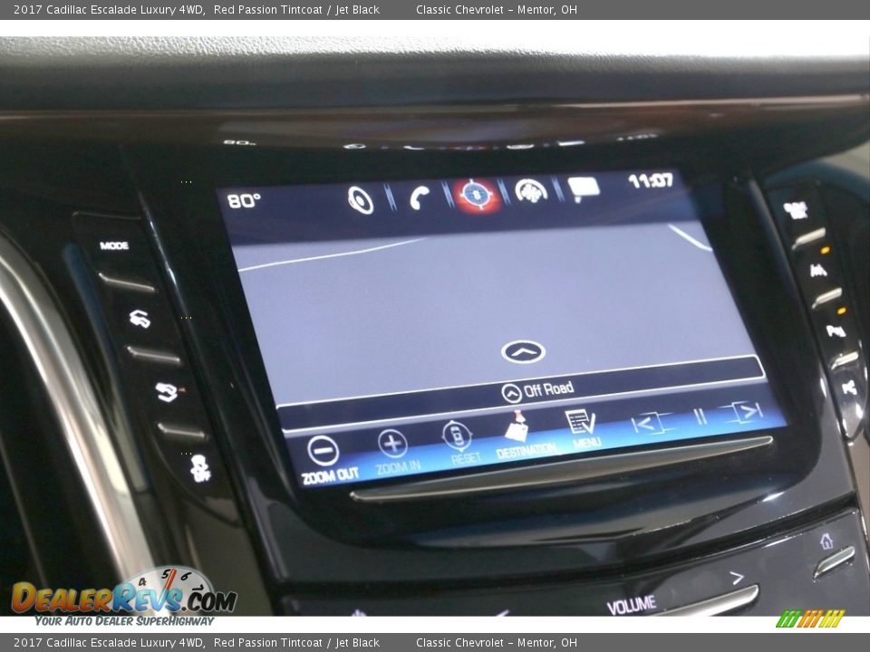2017 Cadillac Escalade Luxury 4WD Red Passion Tintcoat / Jet Black Photo #16