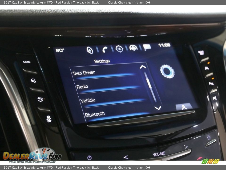 2017 Cadillac Escalade Luxury 4WD Red Passion Tintcoat / Jet Black Photo #18
