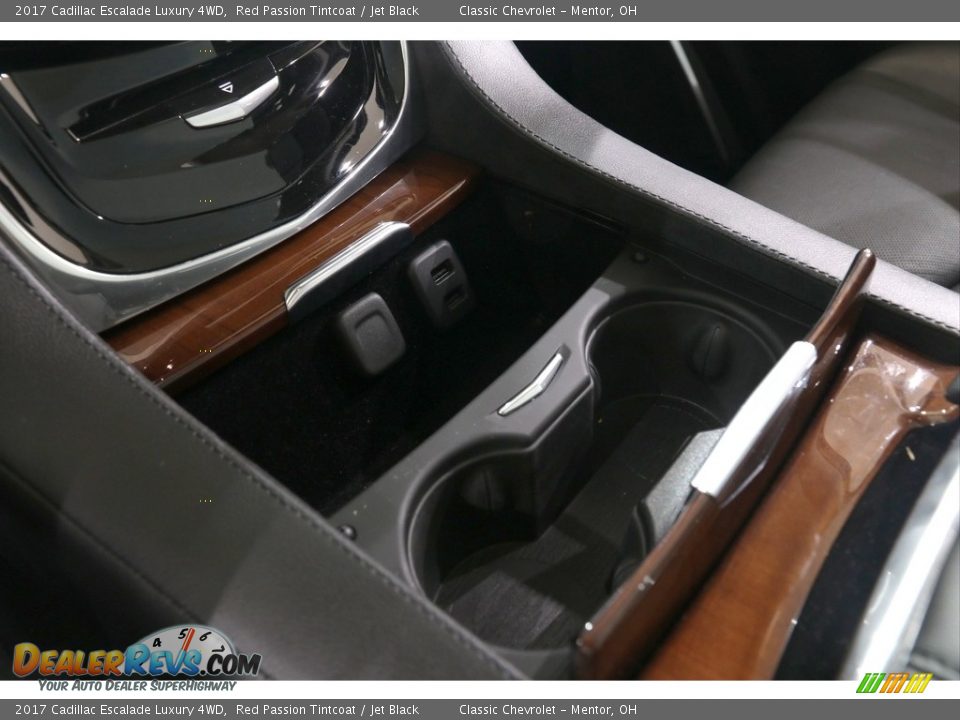 2017 Cadillac Escalade Luxury 4WD Red Passion Tintcoat / Jet Black Photo #25