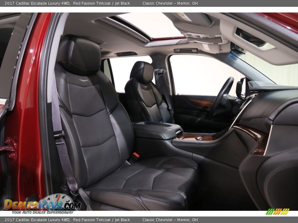 2017 Cadillac Escalade Luxury 4WD Red Passion Tintcoat / Jet Black Photo #26