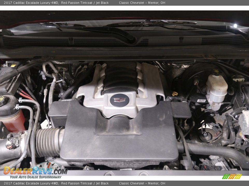 2017 Cadillac Escalade Luxury 4WD Red Passion Tintcoat / Jet Black Photo #31