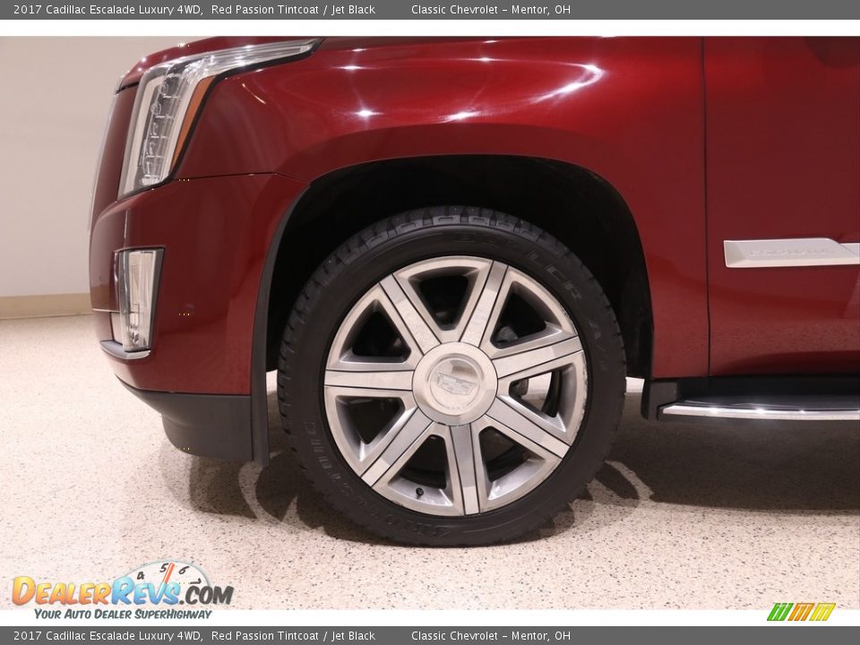 2017 Cadillac Escalade Luxury 4WD Red Passion Tintcoat / Jet Black Photo #32