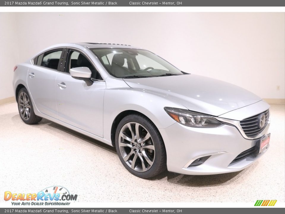 2017 Mazda Mazda6 Grand Touring Sonic Silver Metallic / Black Photo #1