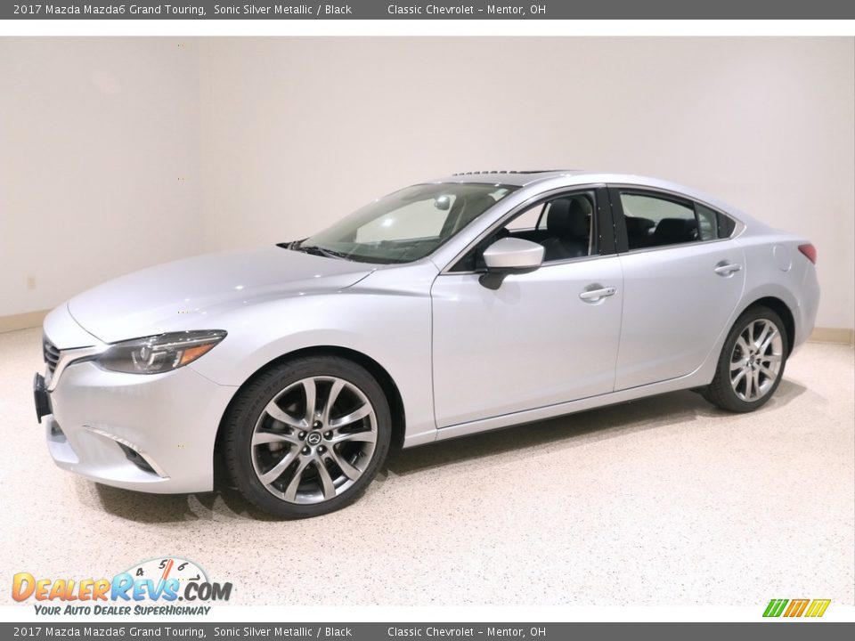 2017 Mazda Mazda6 Grand Touring Sonic Silver Metallic / Black Photo #3