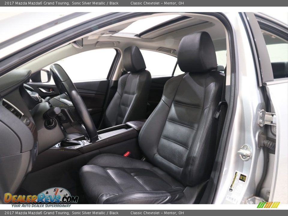 2017 Mazda Mazda6 Grand Touring Sonic Silver Metallic / Black Photo #7