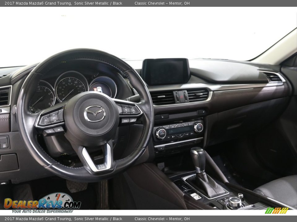 2017 Mazda Mazda6 Grand Touring Sonic Silver Metallic / Black Photo #8