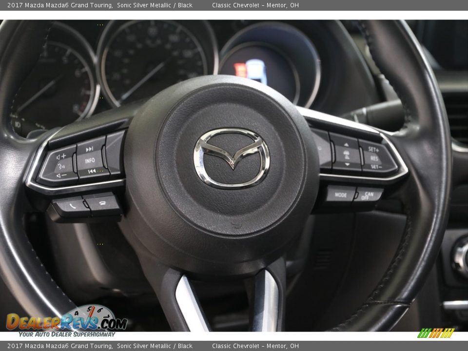 2017 Mazda Mazda6 Grand Touring Sonic Silver Metallic / Black Photo #9
