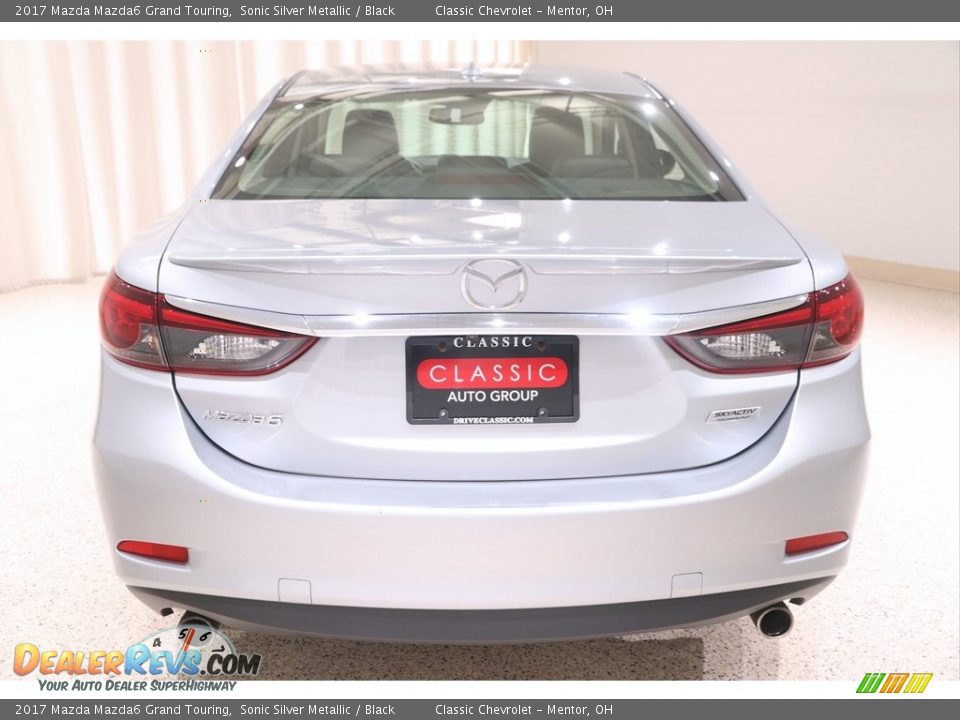 2017 Mazda Mazda6 Grand Touring Sonic Silver Metallic / Black Photo #23