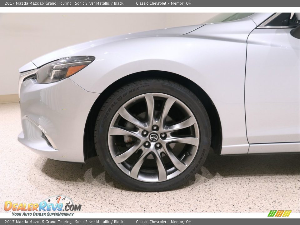 2017 Mazda Mazda6 Grand Touring Sonic Silver Metallic / Black Photo #25