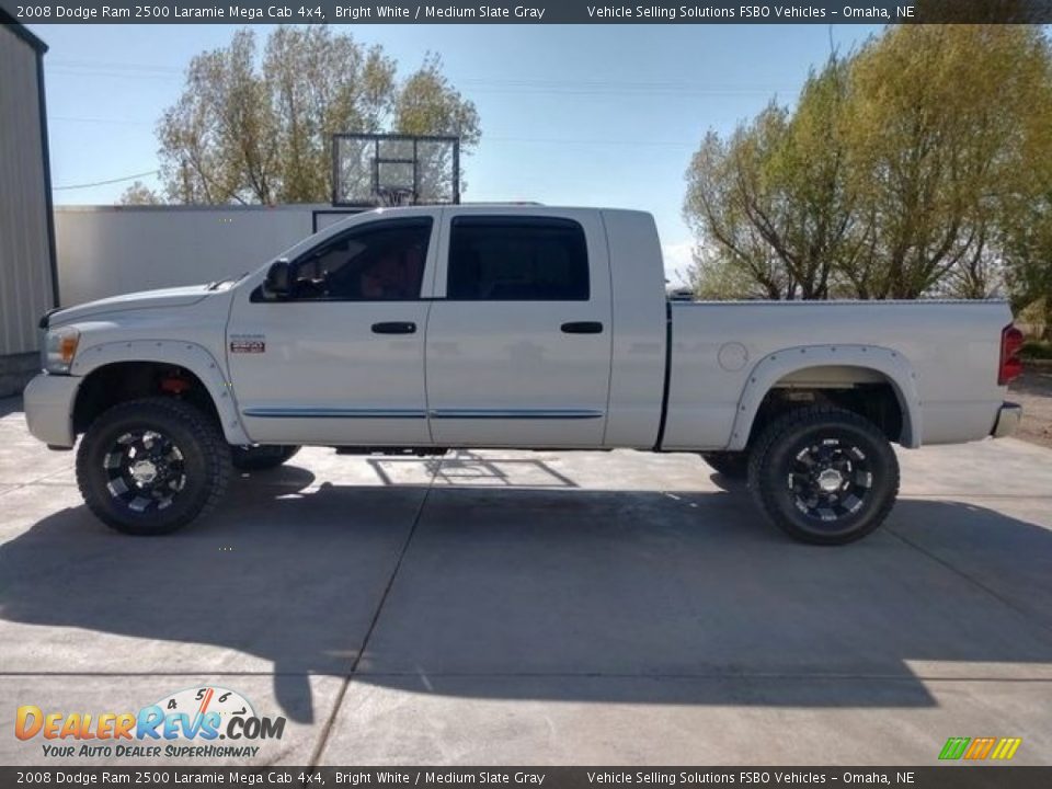 2008 Dodge Ram 2500 Laramie Mega Cab 4x4 Bright White / Medium Slate Gray Photo #7