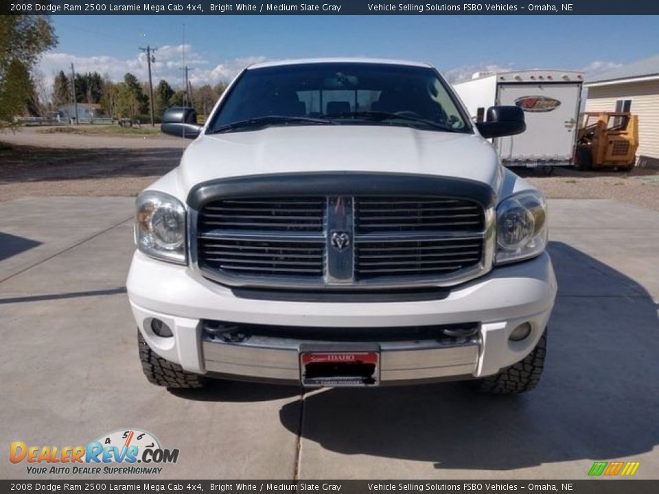 2008 Dodge Ram 2500 Laramie Mega Cab 4x4 Bright White / Medium Slate Gray Photo #8