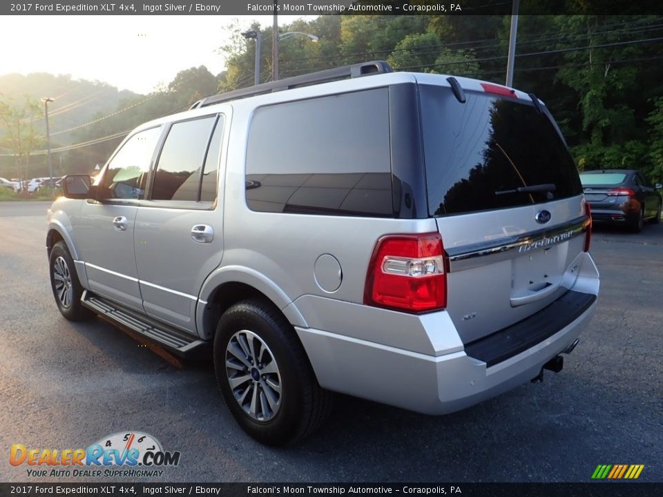 2017 Ford Expedition XLT 4x4 Ingot Silver / Ebony Photo #5