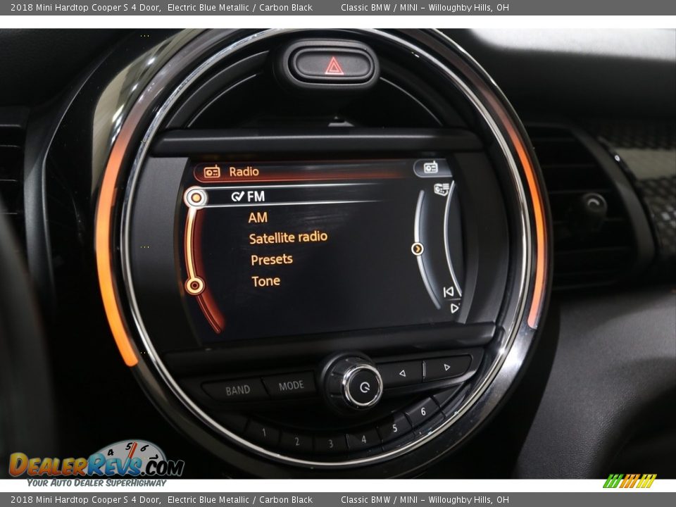 2018 Mini Hardtop Cooper S 4 Door Electric Blue Metallic / Carbon Black Photo #11