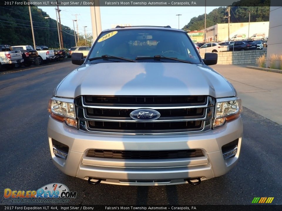 2017 Ford Expedition XLT 4x4 Ingot Silver / Ebony Photo #8