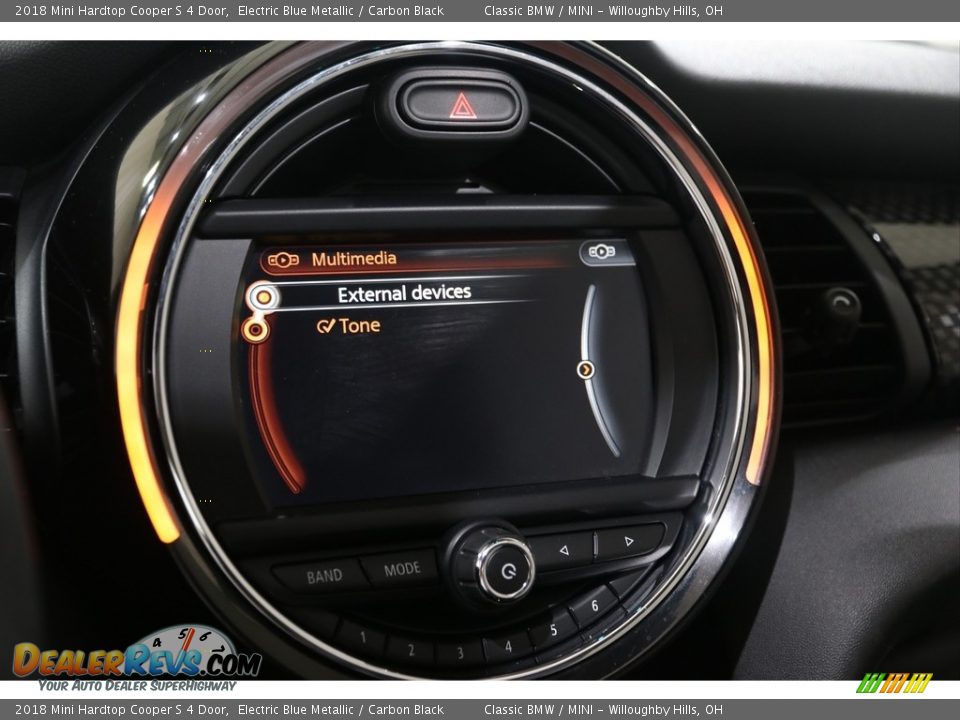 2018 Mini Hardtop Cooper S 4 Door Electric Blue Metallic / Carbon Black Photo #12