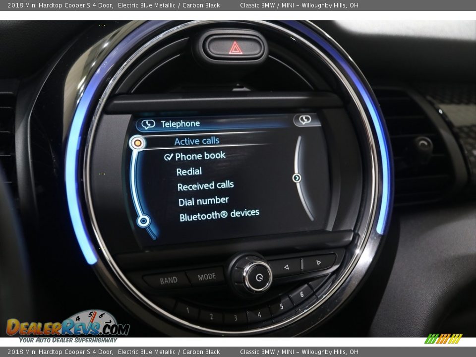 2018 Mini Hardtop Cooper S 4 Door Electric Blue Metallic / Carbon Black Photo #13