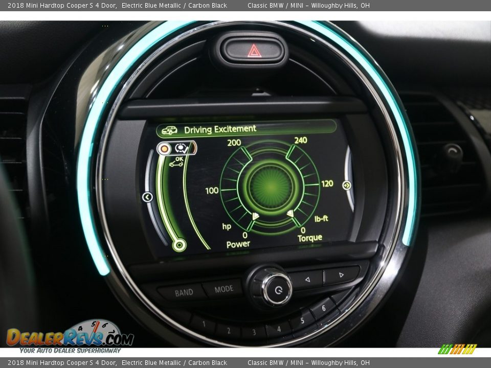 2018 Mini Hardtop Cooper S 4 Door Electric Blue Metallic / Carbon Black Photo #19