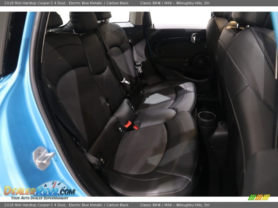2018 Mini Hardtop Cooper S 4 Door Electric Blue Metallic / Carbon Black Photo #24