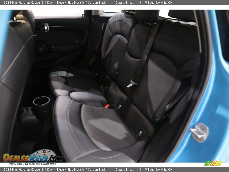 2018 Mini Hardtop Cooper S 4 Door Electric Blue Metallic / Carbon Black Photo #25