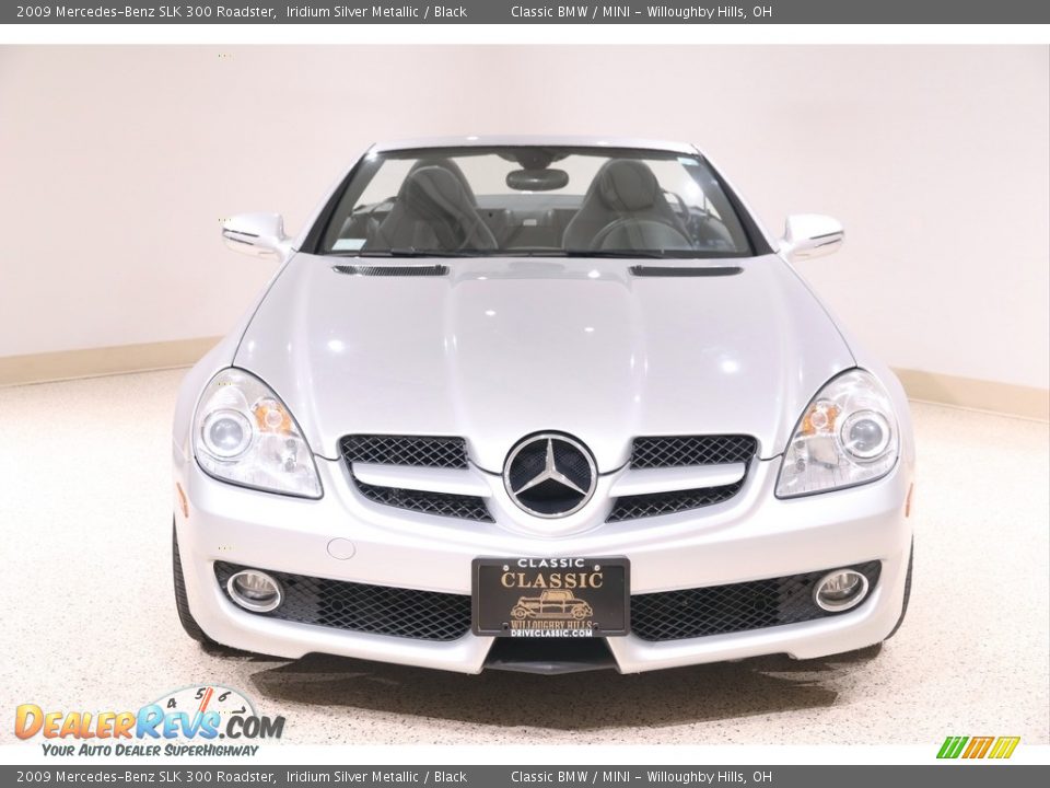 2009 Mercedes-Benz SLK 300 Roadster Iridium Silver Metallic / Black Photo #3