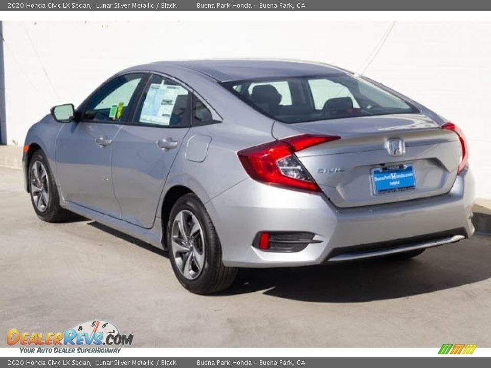 2020 Honda Civic LX Sedan Lunar Silver Metallic / Black Photo #2