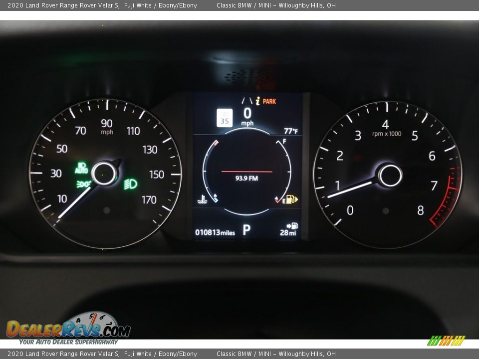2020 Land Rover Range Rover Velar S Fuji White / Ebony/Ebony Photo #8