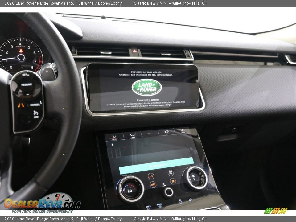 2020 Land Rover Range Rover Velar S Fuji White / Ebony/Ebony Photo #9