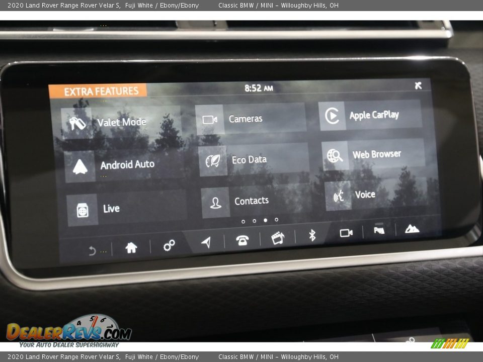 2020 Land Rover Range Rover Velar S Fuji White / Ebony/Ebony Photo #11