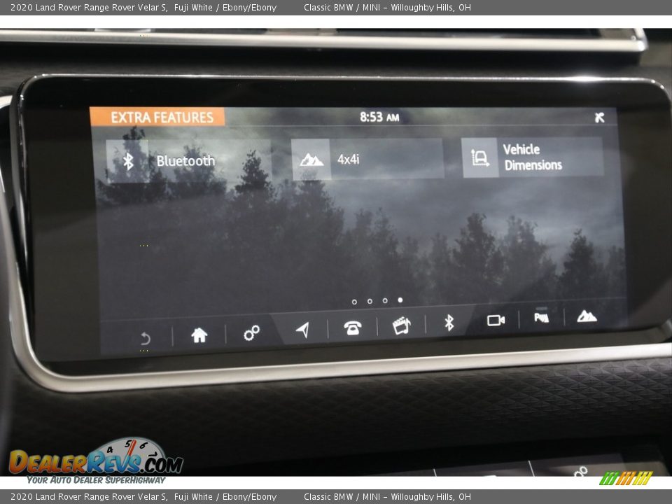 2020 Land Rover Range Rover Velar S Fuji White / Ebony/Ebony Photo #12