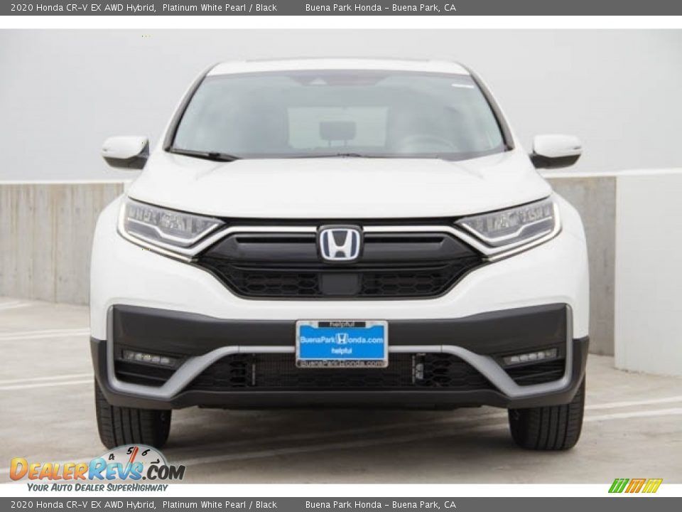 2020 Honda CR-V EX AWD Hybrid Platinum White Pearl / Black Photo #3