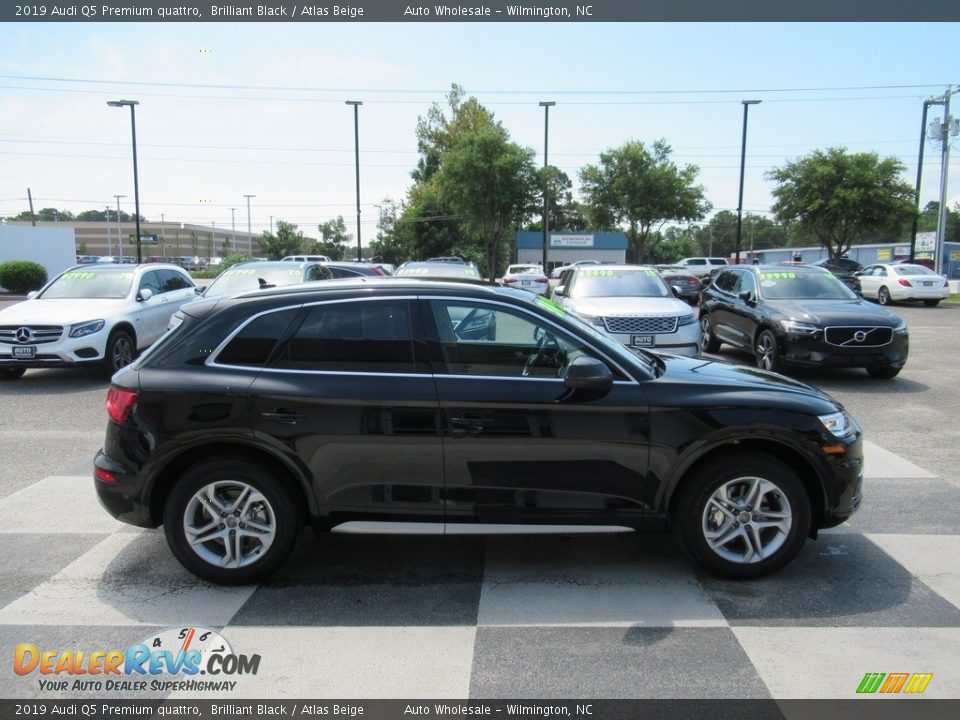2019 Audi Q5 Premium quattro Brilliant Black / Atlas Beige Photo #3