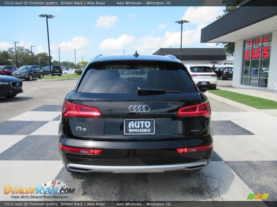 2019 Audi Q5 Premium quattro Brilliant Black / Atlas Beige Photo #4