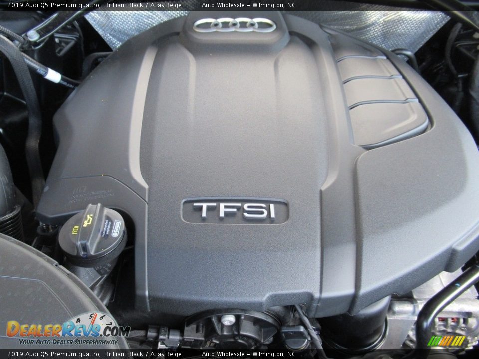 2019 Audi Q5 Premium quattro Brilliant Black / Atlas Beige Photo #6