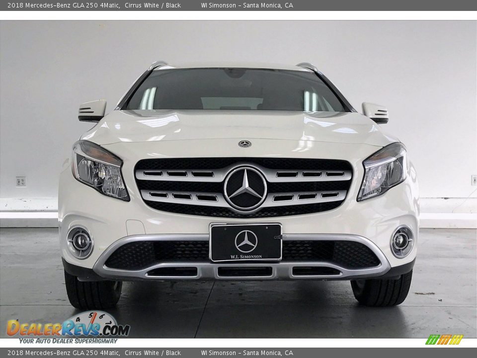 2018 Mercedes-Benz GLA 250 4Matic Cirrus White / Black Photo #2