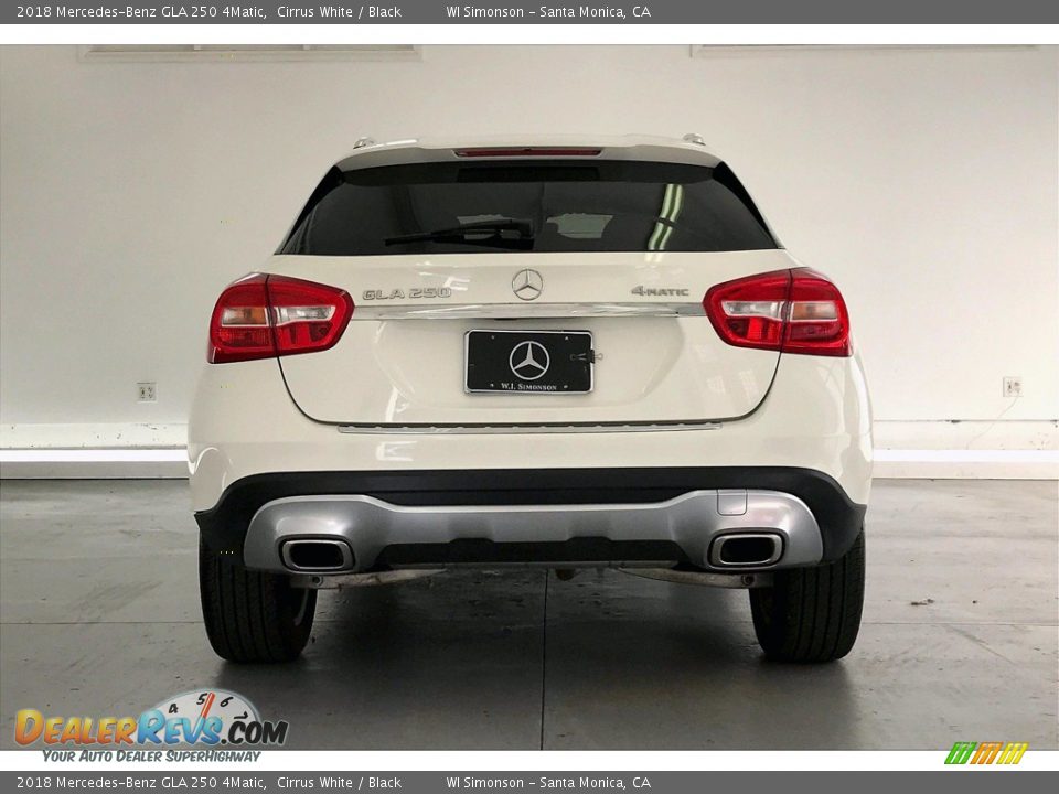 2018 Mercedes-Benz GLA 250 4Matic Cirrus White / Black Photo #3