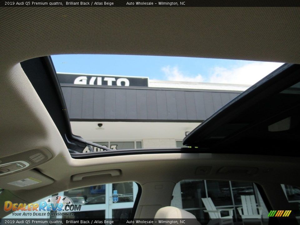 2019 Audi Q5 Premium quattro Brilliant Black / Atlas Beige Photo #14
