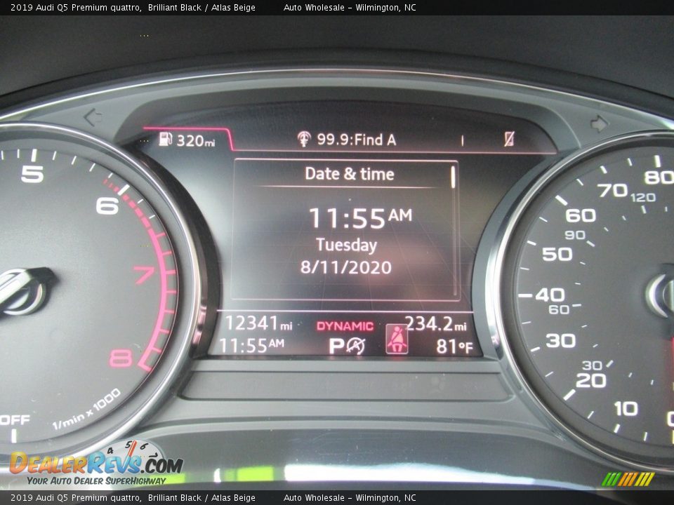 2019 Audi Q5 Premium quattro Brilliant Black / Atlas Beige Photo #16