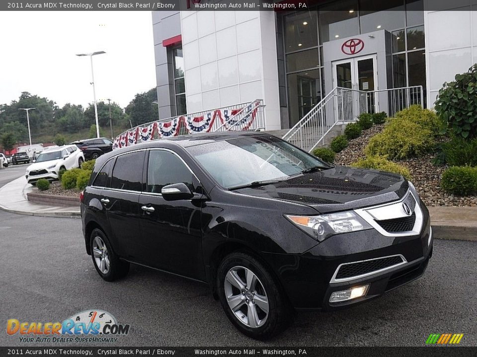 2011 Acura MDX Technology Crystal Black Pearl / Ebony Photo #1