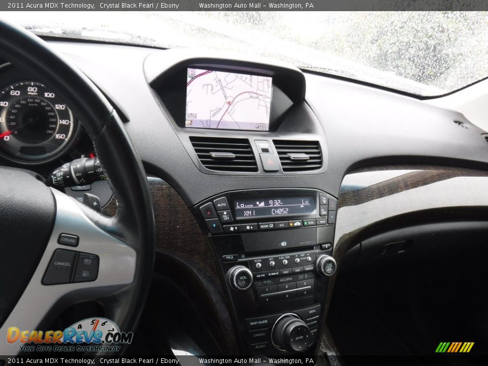 2011 Acura MDX Technology Crystal Black Pearl / Ebony Photo #3