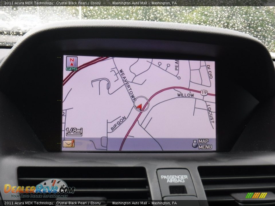 2011 Acura MDX Technology Crystal Black Pearl / Ebony Photo #4