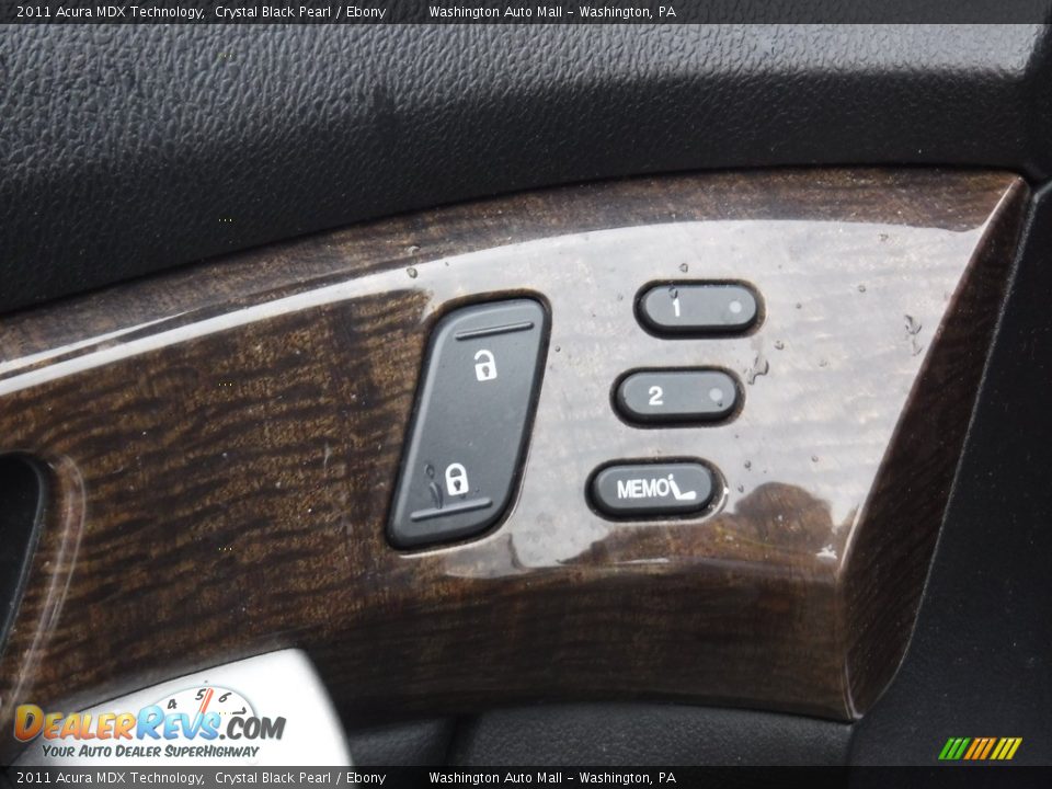2011 Acura MDX Technology Crystal Black Pearl / Ebony Photo #7