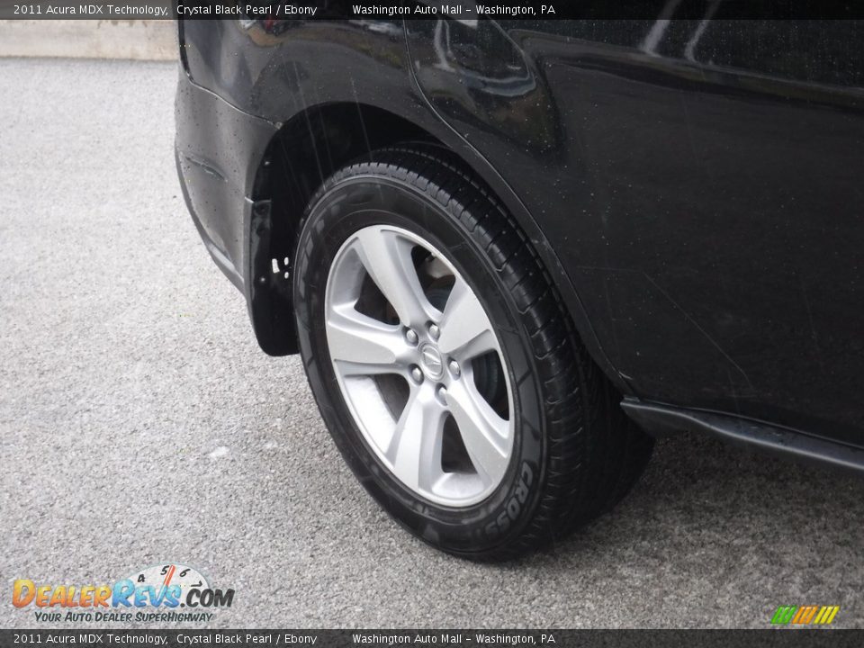 2011 Acura MDX Technology Crystal Black Pearl / Ebony Photo #10