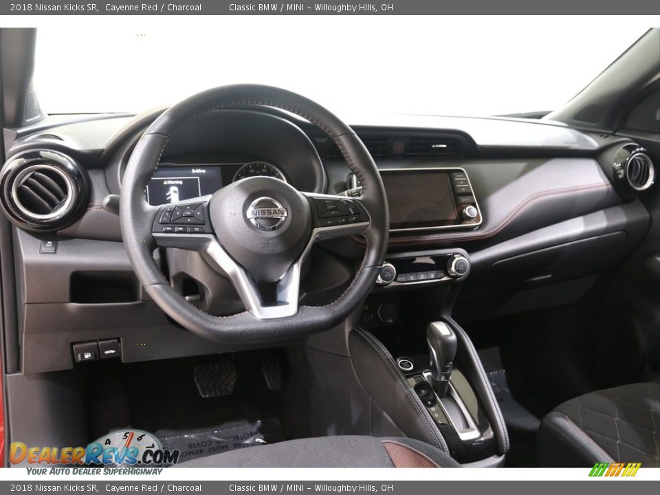 2018 Nissan Kicks SR Cayenne Red / Charcoal Photo #6