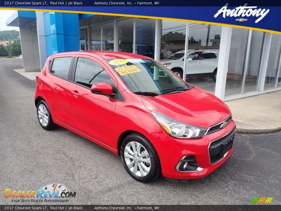 2017 Chevrolet Spark LT Red Hot / Jet Black Photo #1