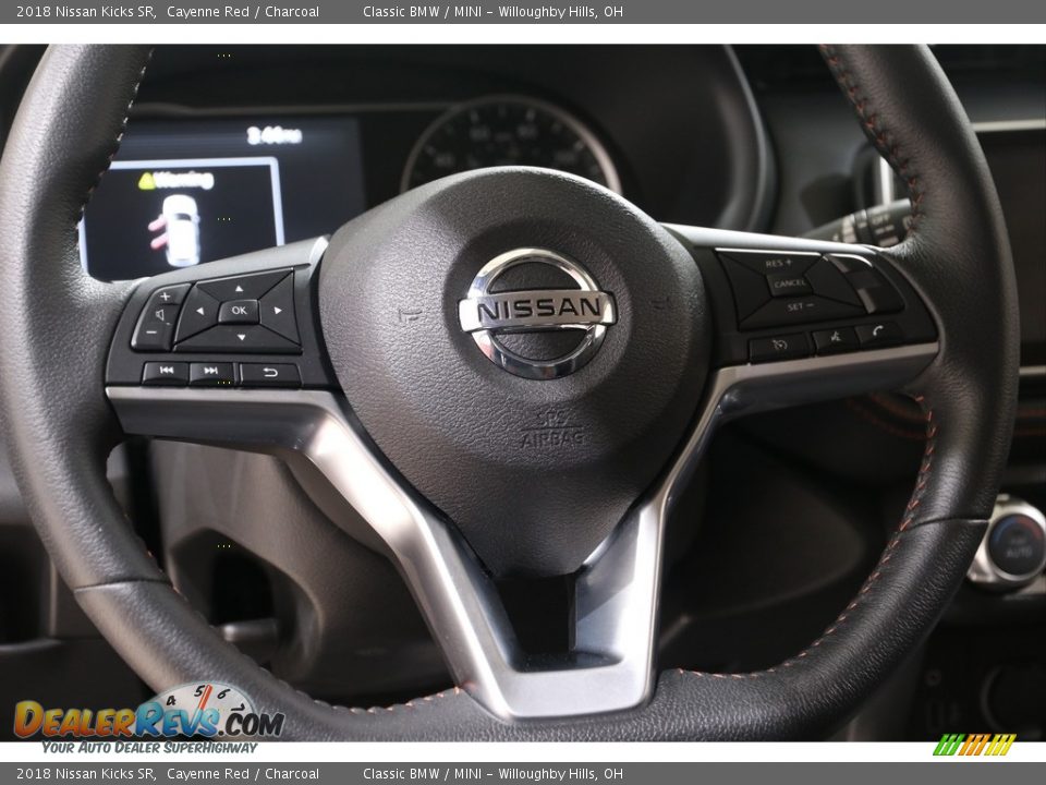 2018 Nissan Kicks SR Cayenne Red / Charcoal Photo #7