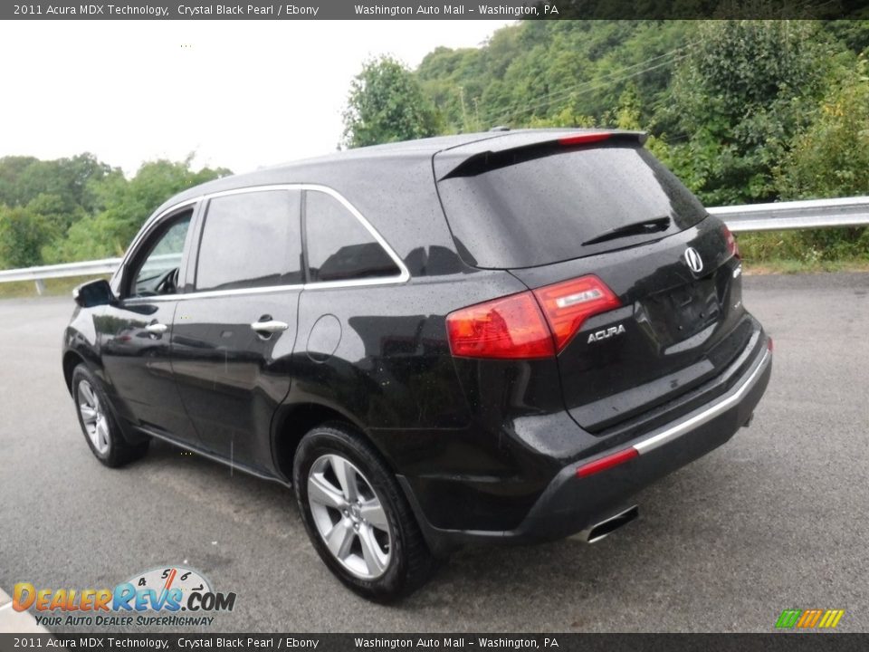 2011 Acura MDX Technology Crystal Black Pearl / Ebony Photo #14
